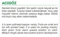 Yerli Doğal Acı Süs Biberi 100 Adet Tohum