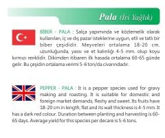 Yerli Doğal Tatlı Pala Yağlık Köz Biber 100 Adet Tohum