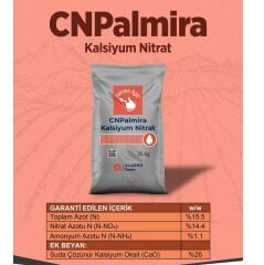 CNPalmira Kalsiyum Nitrat Damlama ve Yaprak Gübresi 25 Kg